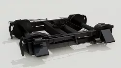 Train axis 3D model  Low-poly 3D model