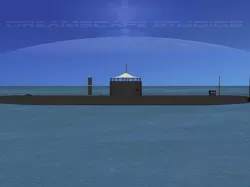 USS Monitor Ironclad 3D model