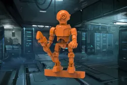 Vintage Mech Droid - 28mm Miniature Robot