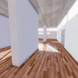 VR Gallery for Product Showcase Not Baked Low-poly 3D model