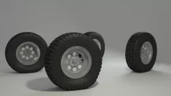 Wheel Rig 3D model