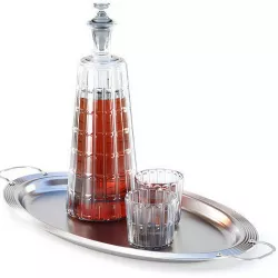 Whiskey decanter with glasses v01  3D model