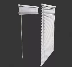 Window PVC Blinds Low-poly 3D model