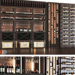 Wine cellar 3D model
