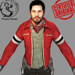 Zebec Zombie Killer Low-poly 3D model