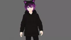 3d Low Poly Male avatar for Gaming Vtubing VRchat and Quest  Low-poly 3D model