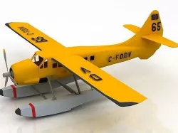 3D model Havilland Canada DHC-3 Otter Aircraft 3D model