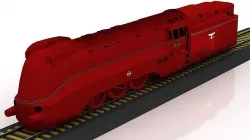 3D model Steam Locomotive 110 3D model
