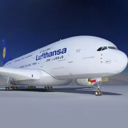 A380 Lufthansa 3D model