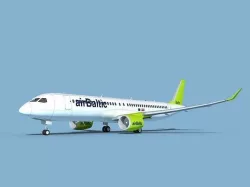 Airbus A220-300 Air Baltic 3D model