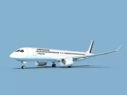 Airbus A220-300 Air France Regional 3D model