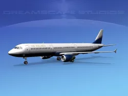 Airbus A321 JAB 3D model