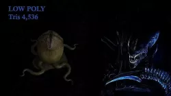 Alien Egg Low Poly Low-poly 3D model