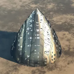 Alien Spaceship or Building model 3D model