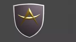 Apollo 3D Logo Low-poly 3D model