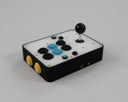 Arcade Controller Fight Stickbox for Pimoroni PlayerX 