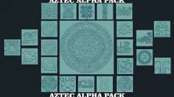 AZTEC ALPHA PACK 3D model