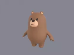 Bear Character 3D model