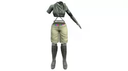 Bionic Outfit Low-poly 3D model