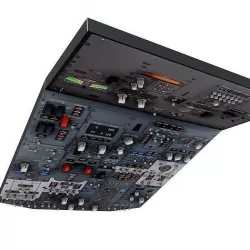 Boeing 737 Overhead Panel Low-poly 3D model