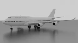 Boeing 747-400 3D model
