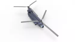 Boeing CH-47 Chinook Low-poly 3D model