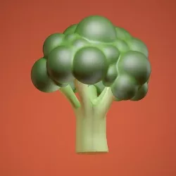 Broccoli 3D model
