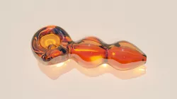 Bubble Cannabis Glass Pipe 3D Model 3D model
