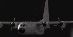 C 130 3D model