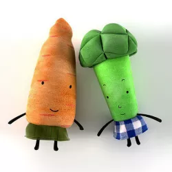 Carrot and Broccoli 3D model