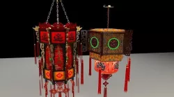 Chinese palace lantern 3D model