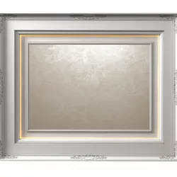 Coffered ceiling decorative painting in Art Deco style 3D model