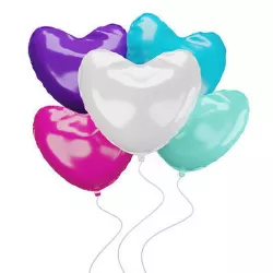 Colorful Love Balloon Low-poly 3D model
