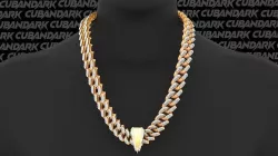Cuban Link Template Low-poly 3D model