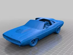 custom 70's dodge challenger 