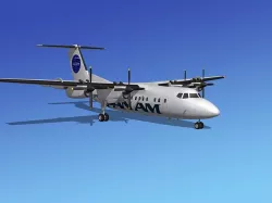 Dehavilland DHC-7 Pan American 3D model