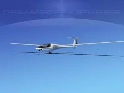DG-400 15-Metre Motorglider V04 3D model