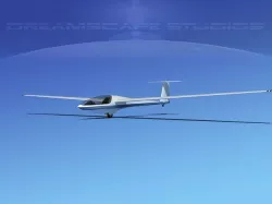 DG-400 15-Metre Motorglider V05 3D model