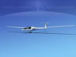DG-400 15-Metre Motorglider V06 3D model
