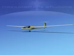 DG-400 15-Metre Motorglider V12 3D model