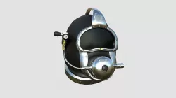 Diving Helmet B 03 Black - Character Design Fashion Low-poly 3D model