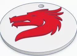 Dragon key ring