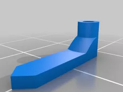 Elevator rod or linkage damper for the foam plane