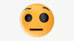 Emoji 032 With raised eyebrow 3D model