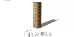 Escher Wall light 3D model
