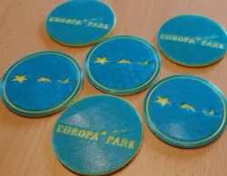 EUROPAPARK GLASS COASTERS