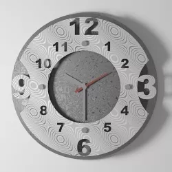 Fancy Wall Clock Low Poly Low-poly 3D model