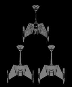 FASA Romulan V-11 Stormbird: Star Trek starship parts kit expansion #25