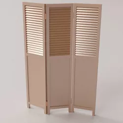 Foldable Room Screen 3D model