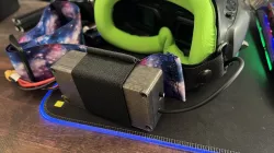 FPV Battery Pack for 2 18650s, with Power meter, on off switch, barrel connector and charger/balance leads